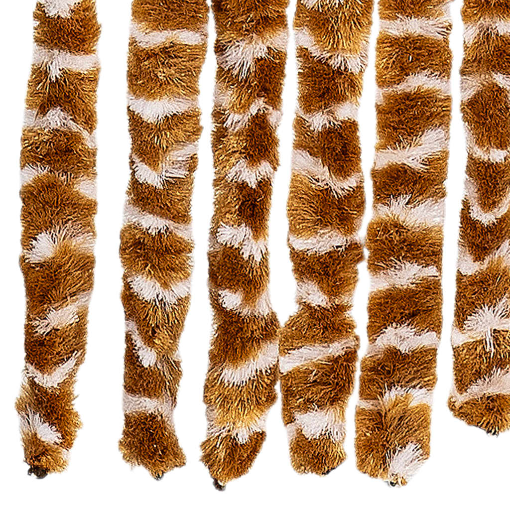 insektgardin 90x220 cm chenille okker og hvid