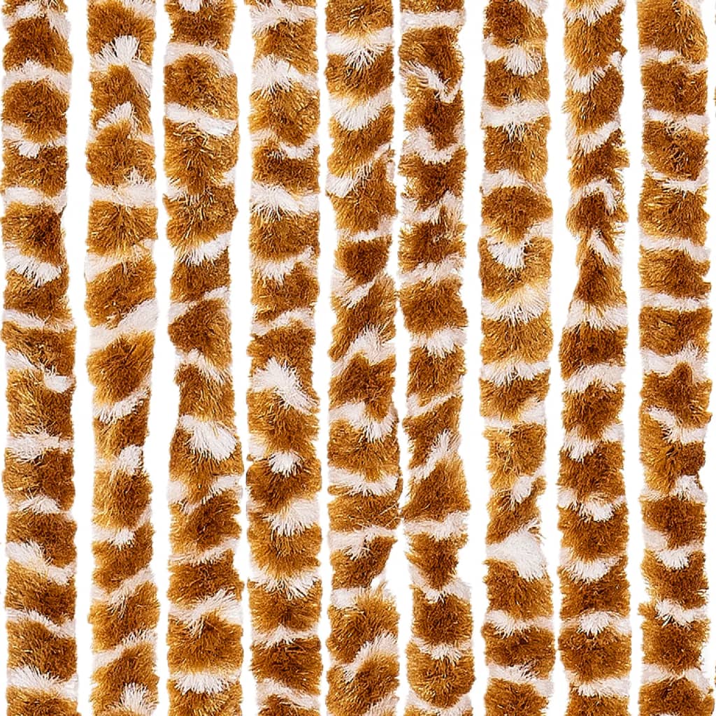 insektgardin 90x220 cm chenille okker og hvid