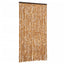 insektgardin 100x220 cm chenille okker og hvid