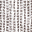 insektgardin 90x220 cm chenille gråbrun og hvid