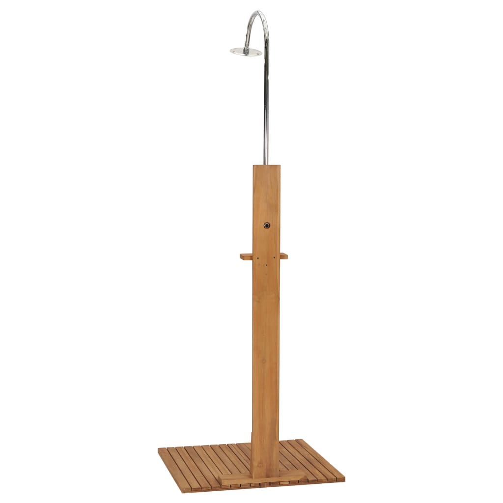 havebruser 75x75x210 cm massivt teaktræ