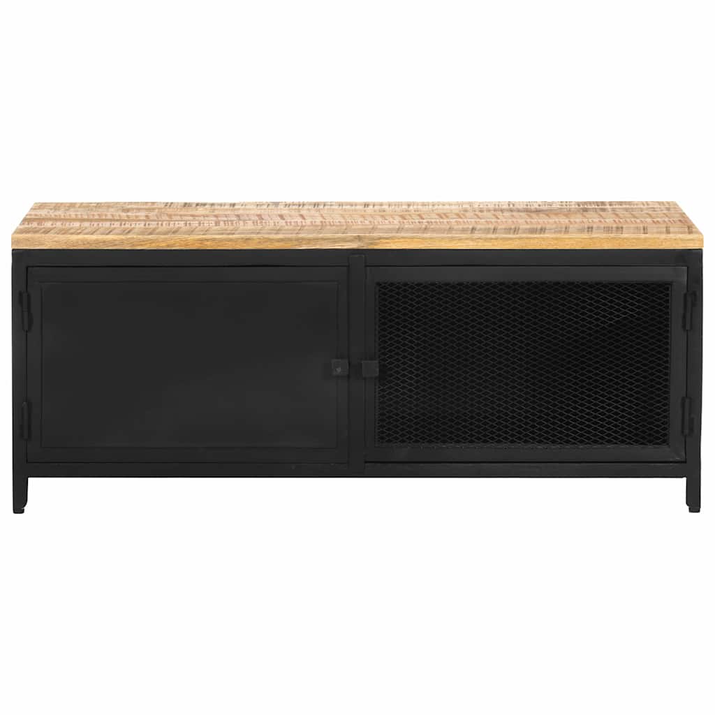 sofabord 90x50x37 cm massivt ru mangotræ