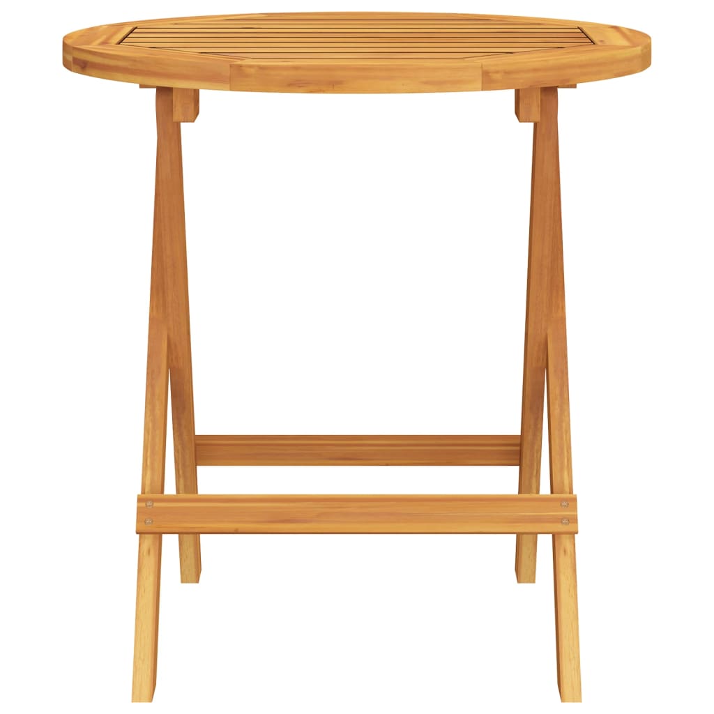 bistrobord Ø46x47 cm massivt akacietræ
