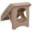foldbar hundetrappe 62x40x49,5 cm brun