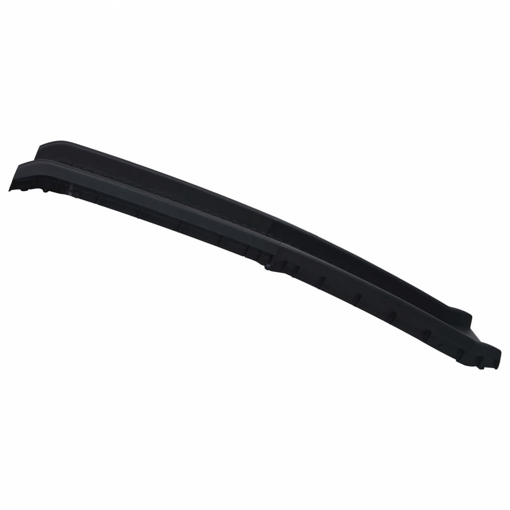 foldbar hunderampe 155,5x40x15,5 cm sort