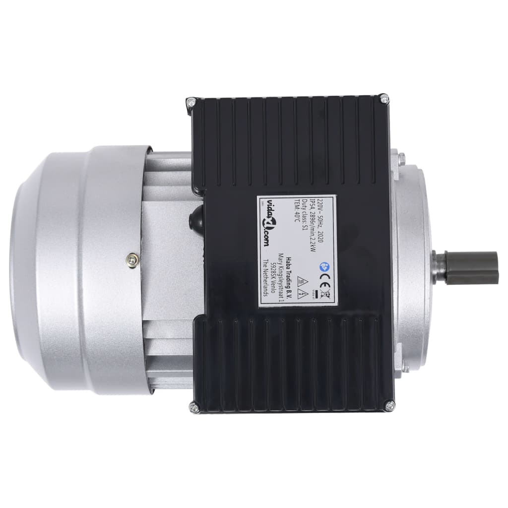 enfaset elektrisk motor 2,2 kW/3 hk 2-polet 2800 o/m aluminium