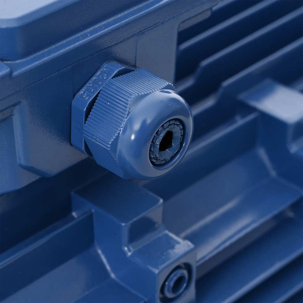 3-faset elektrisk motor 1,5 kW/2 hk 2-polet 2840 o/m aluminium