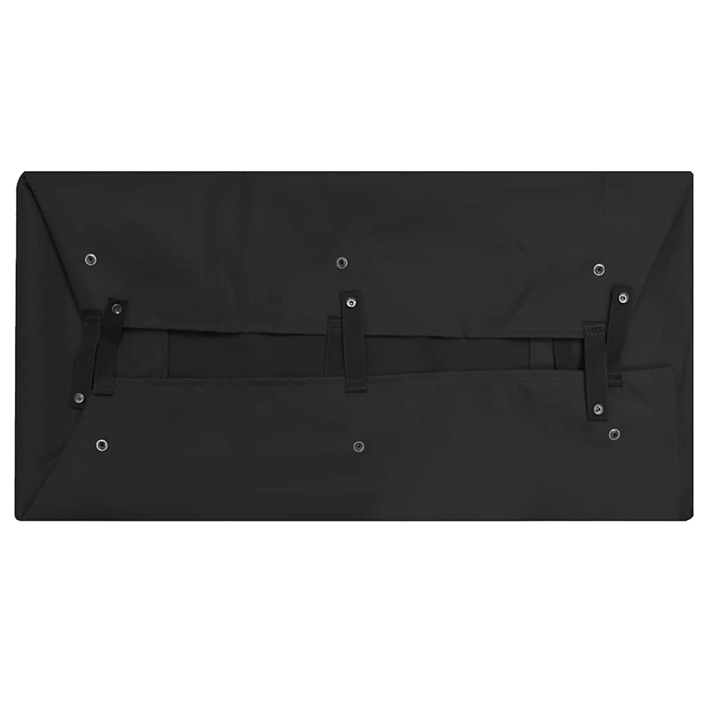 foring til havevogn 81x41x21 cm stof sort