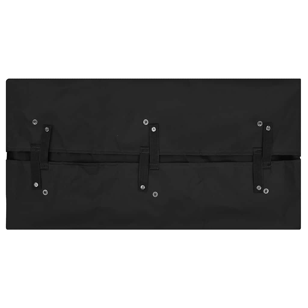 foring til havevogn 81x41x40 cm stof sort