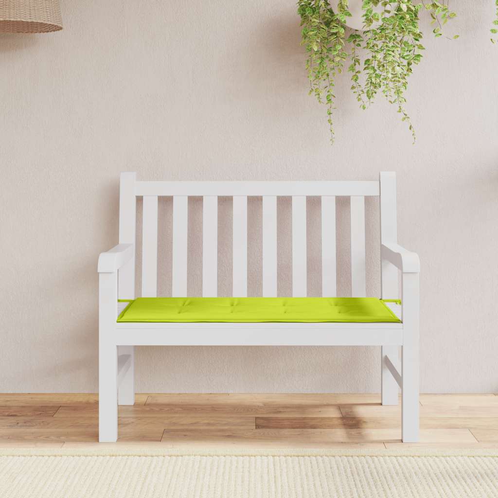 hynde til havebænk 120x50x3 cm oxfordstof lysegrøn