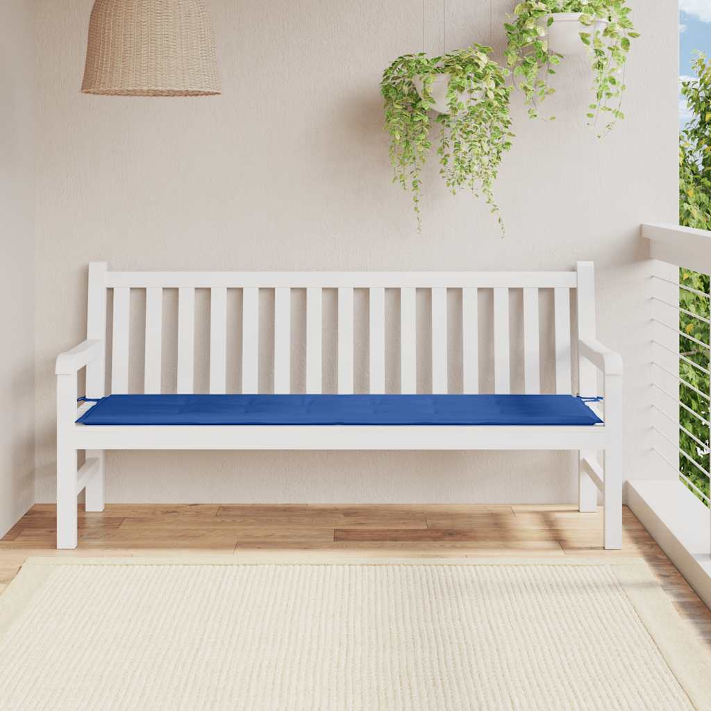 hynde til havebænk 180x50x3 cm oxfordstof kongeblå