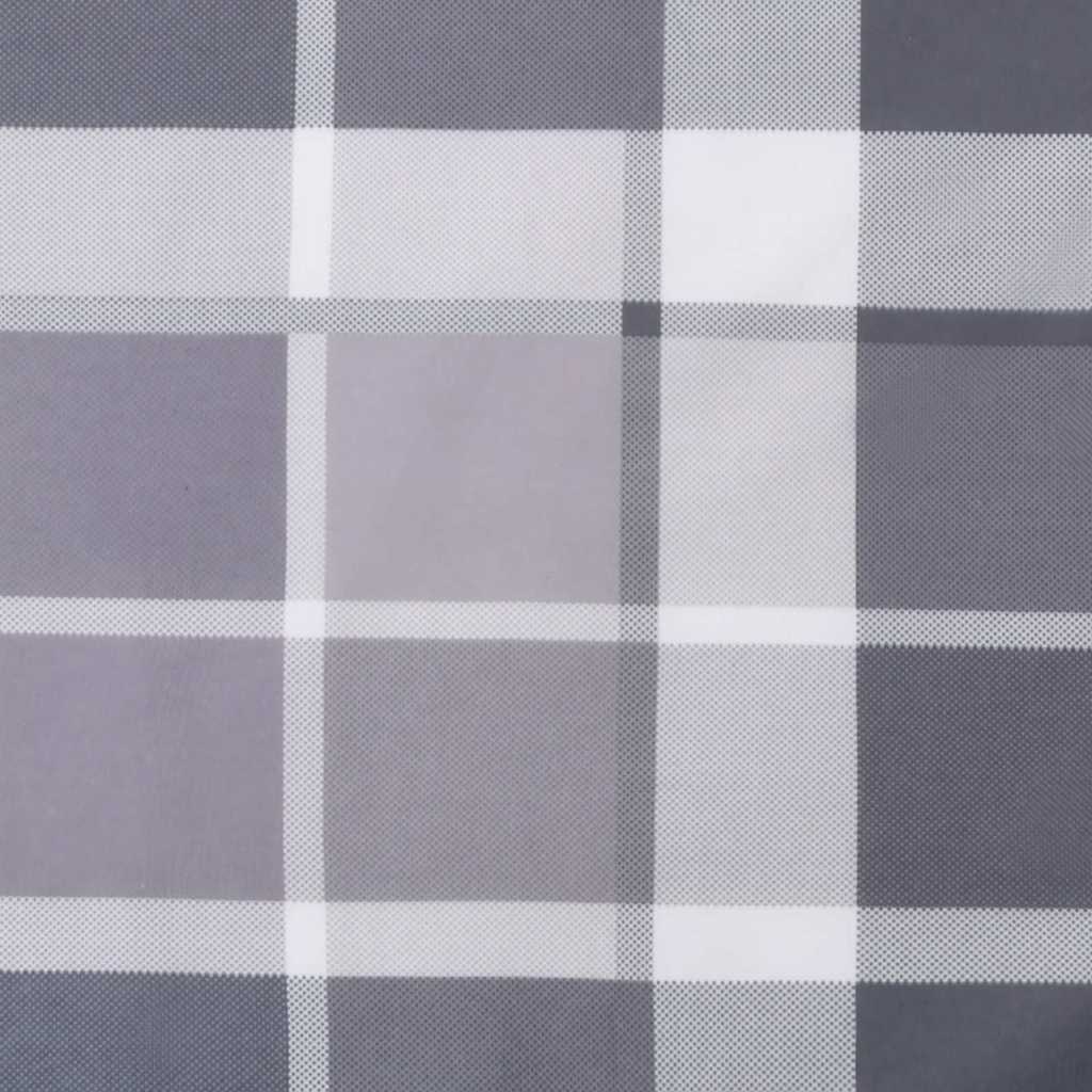 hynde til havebænk 180x50x3 cm oxfordstof ternet grå