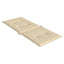 stolehynder m. høj ryg 6 stk. 120x50x3 cm stof beige