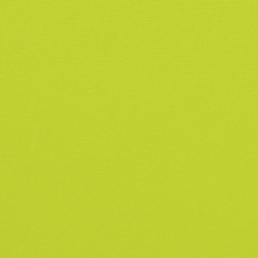stolehynder m. høj ryg 4 stk. 120x50x3 cm stof lysegrøn