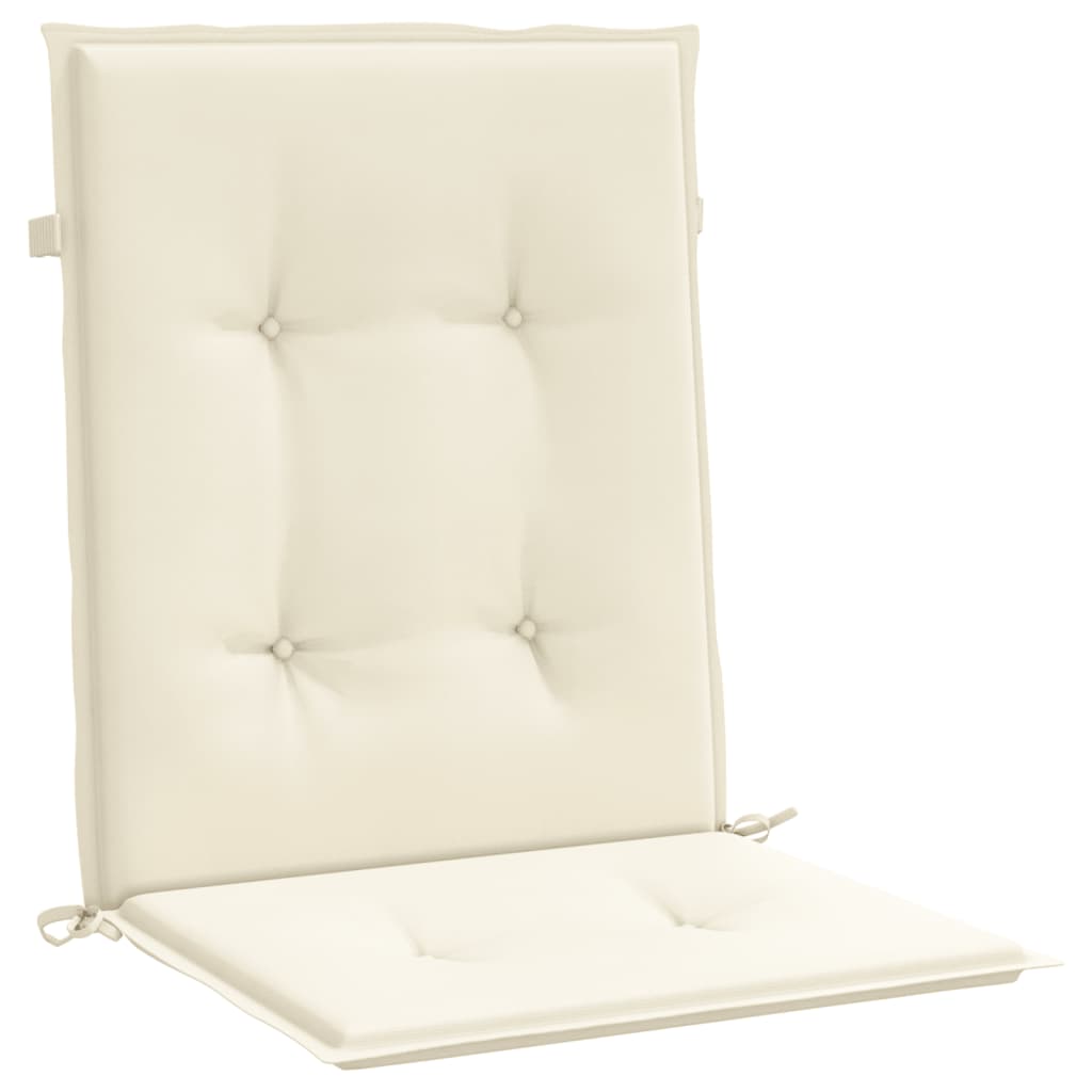 Have stol puder 6 stk. Cremefarvet 100 x 50 x 3 cm