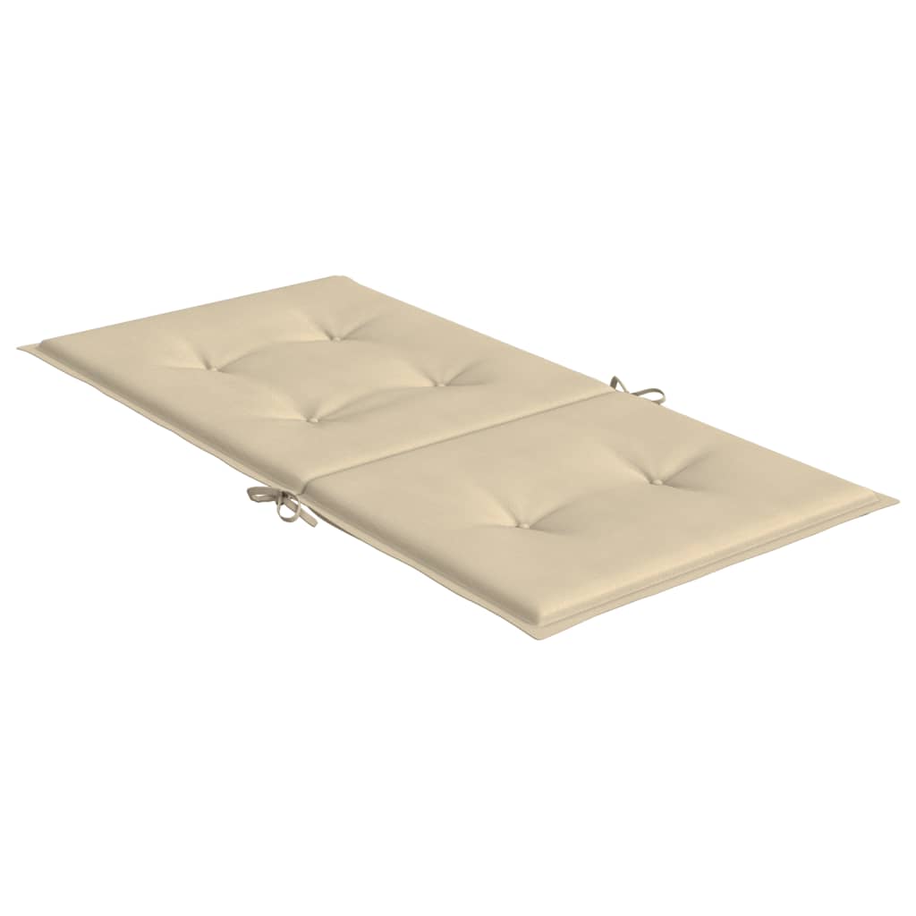 Have stol puder 6 stk. Beige 100 x 50 x 3 cm