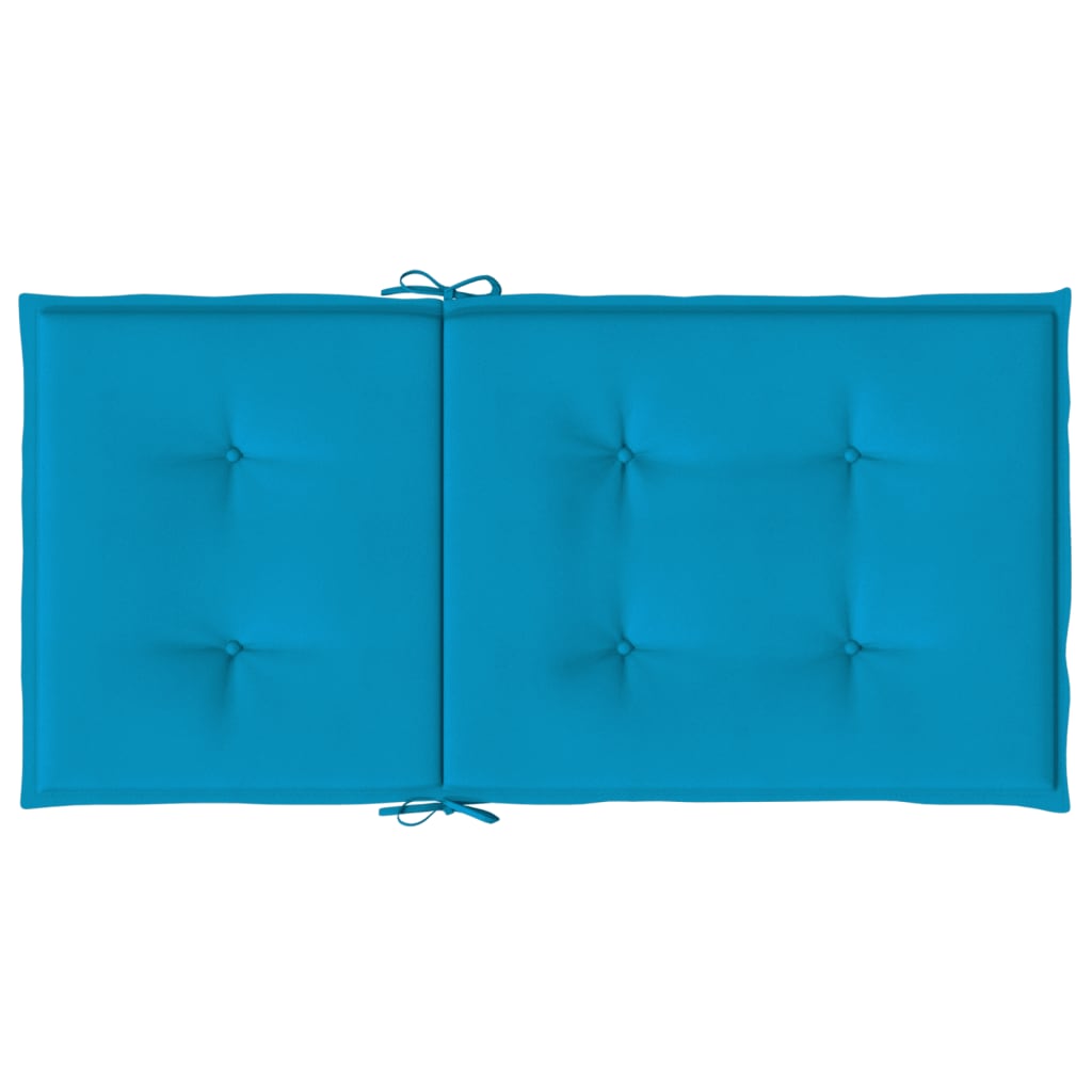 Have stol puder 6 stk. Oxford stof Blå 100 x 50 x 3 cm