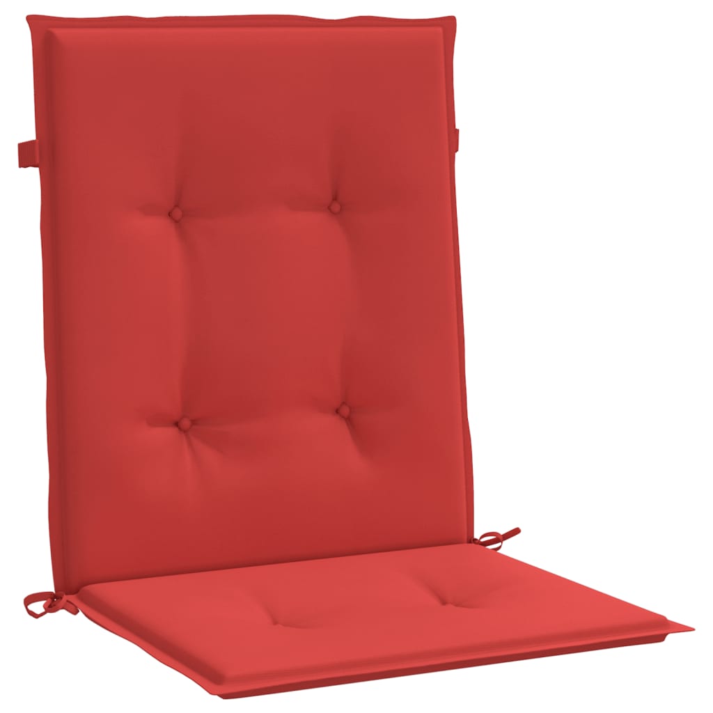 Have stol puder 6 stk. Rød 100 x 50 x 3 cm