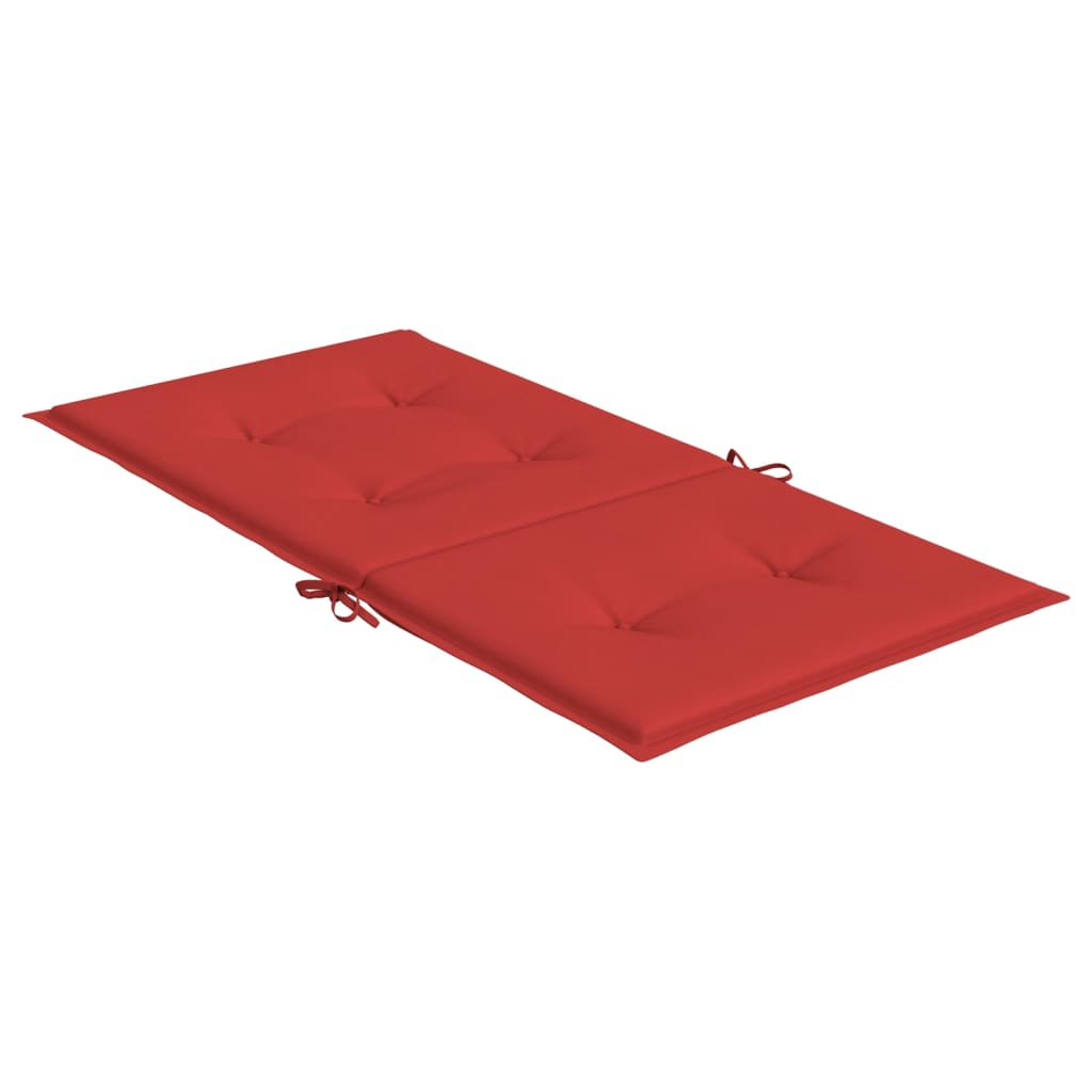 Have stol puder 6 stk. Rød 100 x 50 x 3 cm