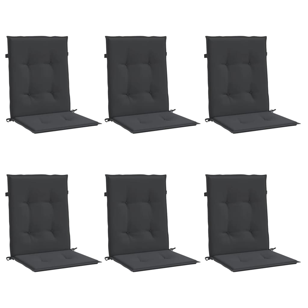 Have stol puder 6 stk. Sort 100 x 50 x 3 cm