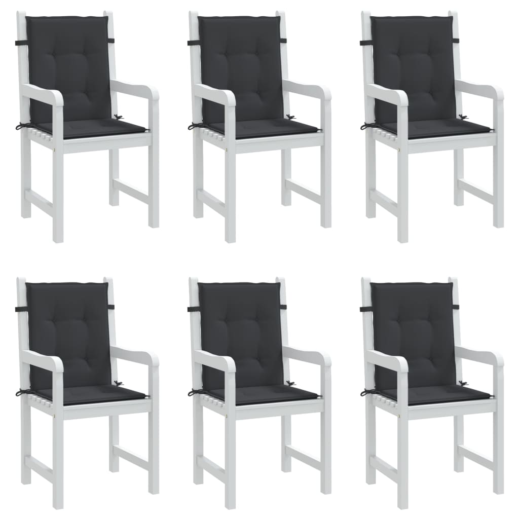 Have stol puder 6 stk. Sort 100 x 50 x 3 cm