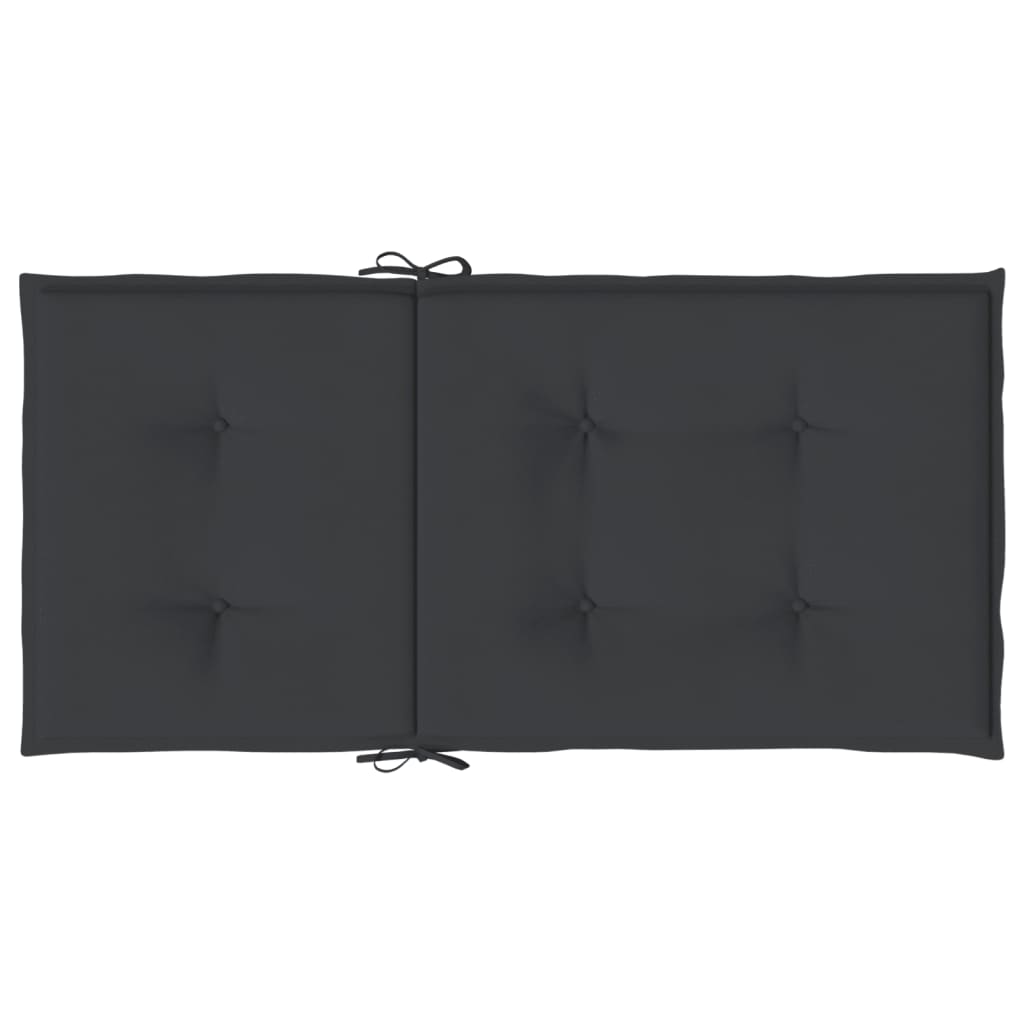 Have stol puder 6 stk. Sort 100 x 50 x 3 cm