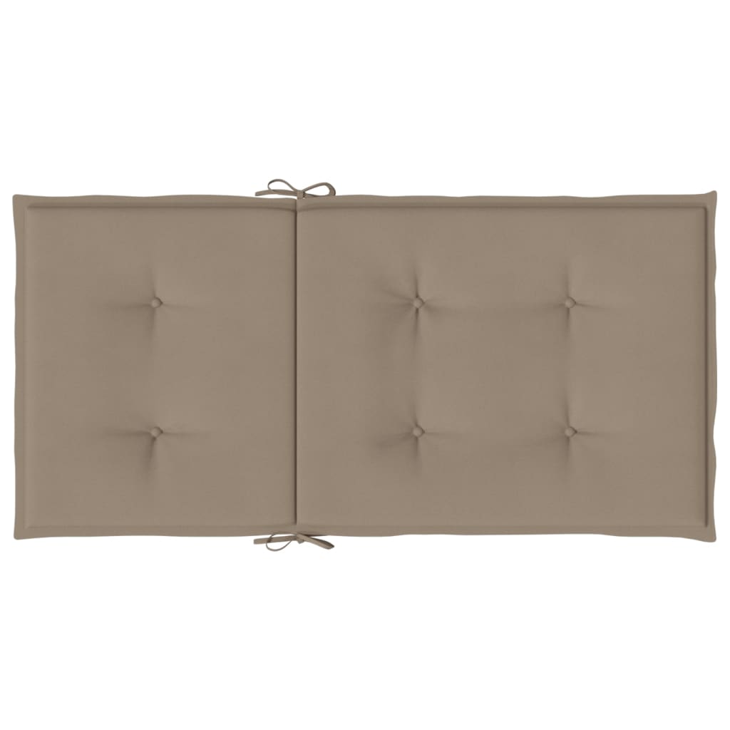 Have stol puder 6 stk. Gråbrun 100 x 50 x 3 cm