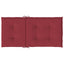 Have stol puder 6 stk. Oxford stof Vinrød 100 x 50 x 3 cm