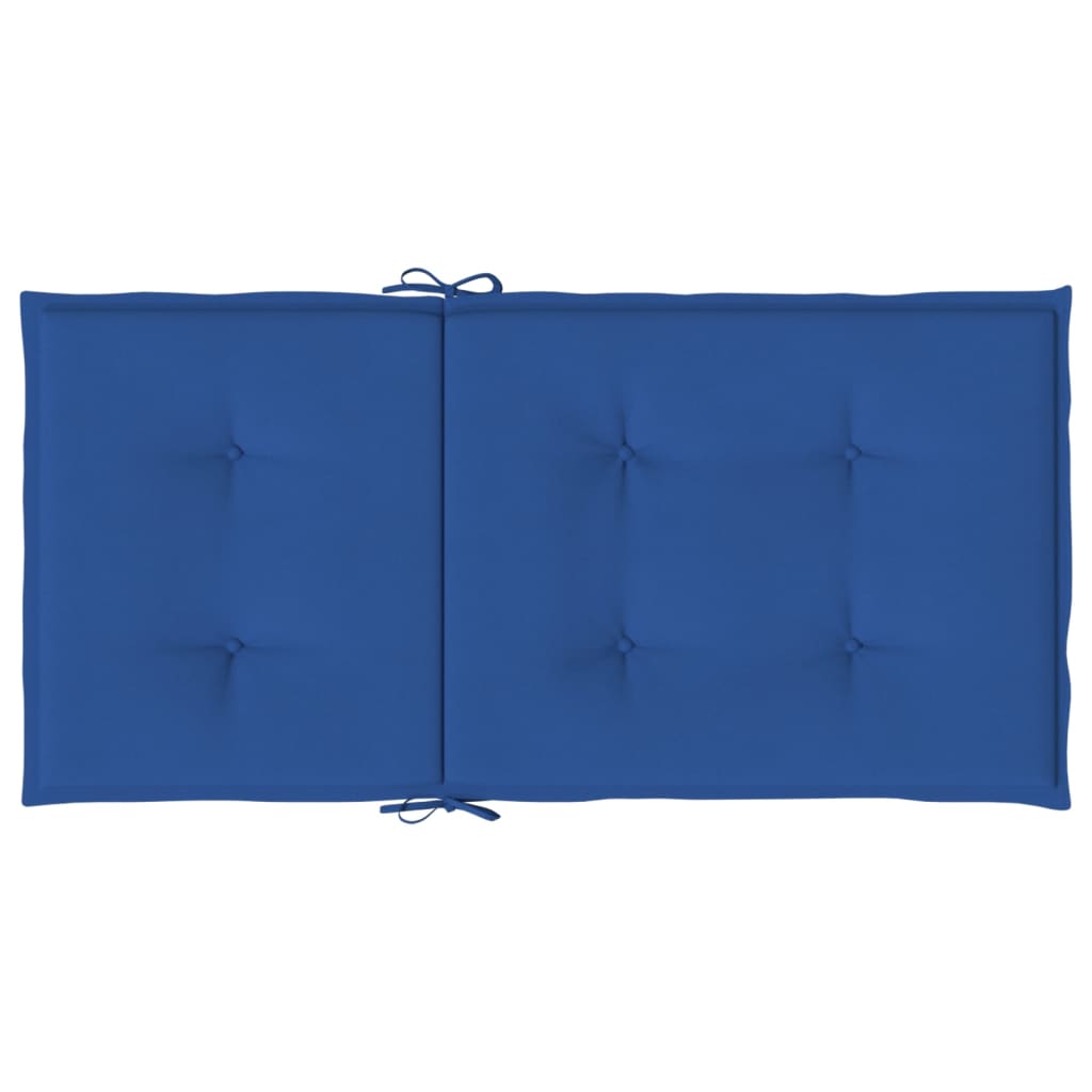 Have stol puder 2 stk. Oxford stof Kongelig blå 100 x 50 x 3 cm