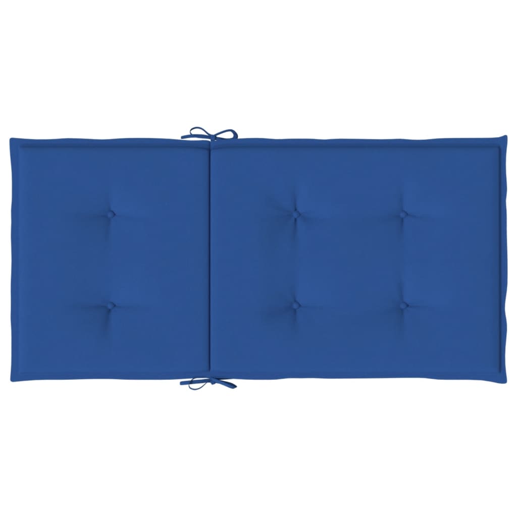 Have stol puder 4 stk. Kongelig blå 100 x 50 x 3 cm