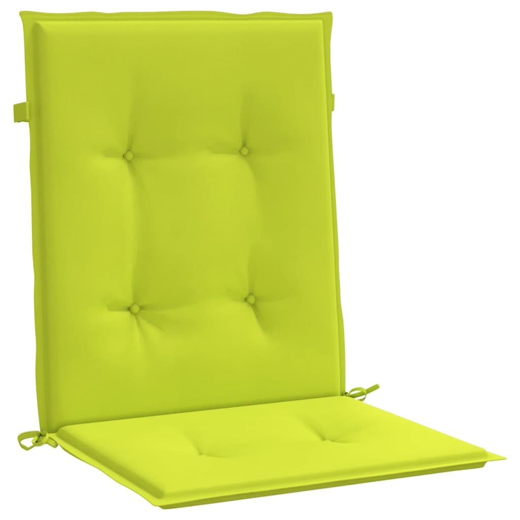 Have stol puder 6 stk. Oxford stof Lys grøn 100 x 50 x 3 cm