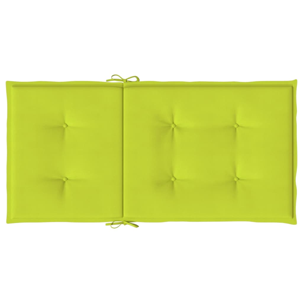 Have stol puder 6 stk. Oxford stof Lys grøn 100 x 50 x 3 cm
