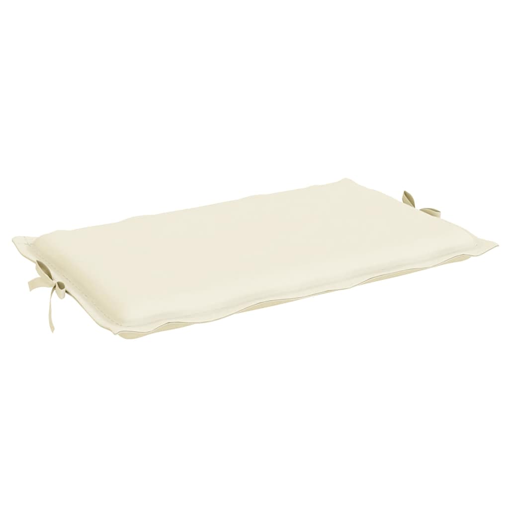 hynde til liggestol 186x58x4 cm oxfordstof cremefarvet