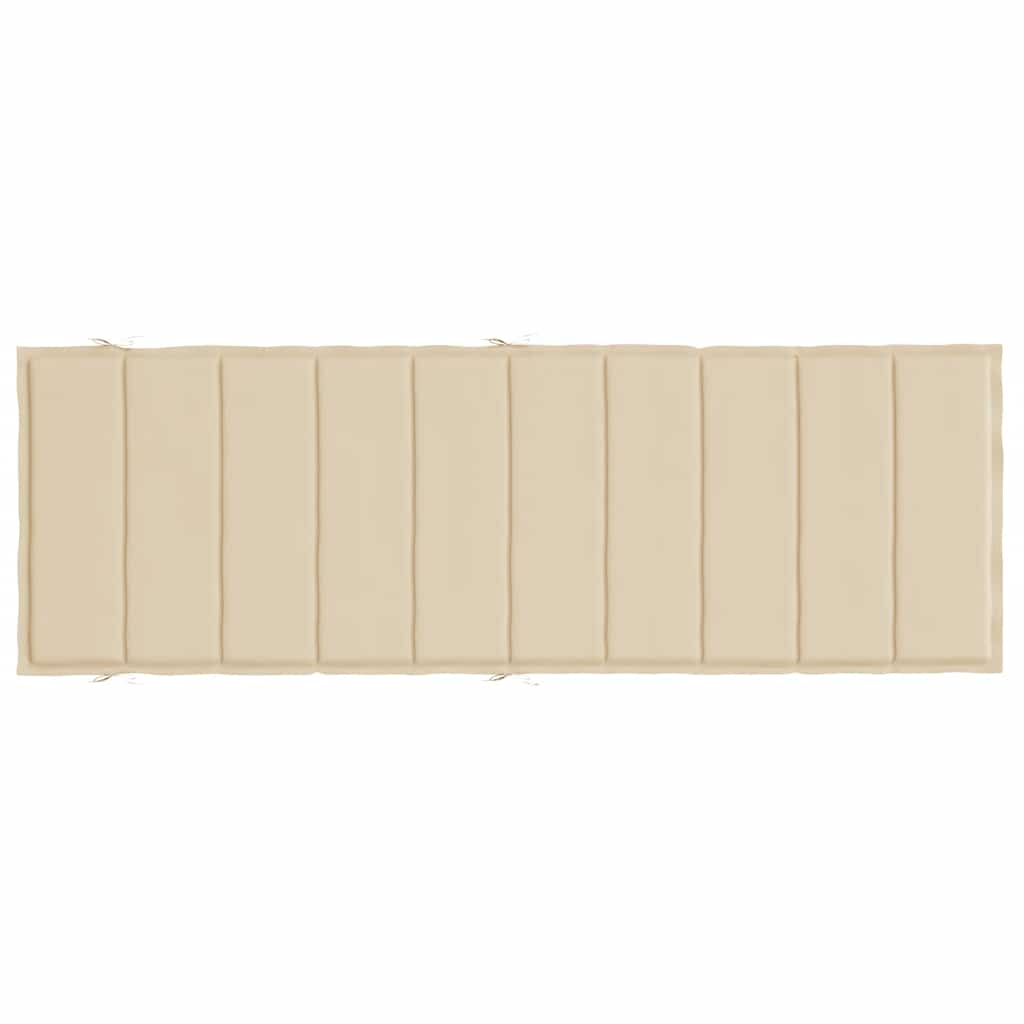 hynde til liggestol 186x58x4 cm oxfordstof beige