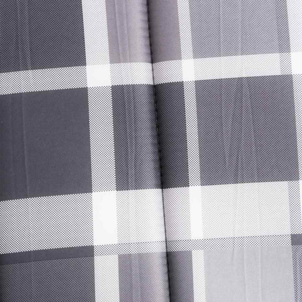 hynde til liggestol 186x58x4 cm oxfordstof gråternet