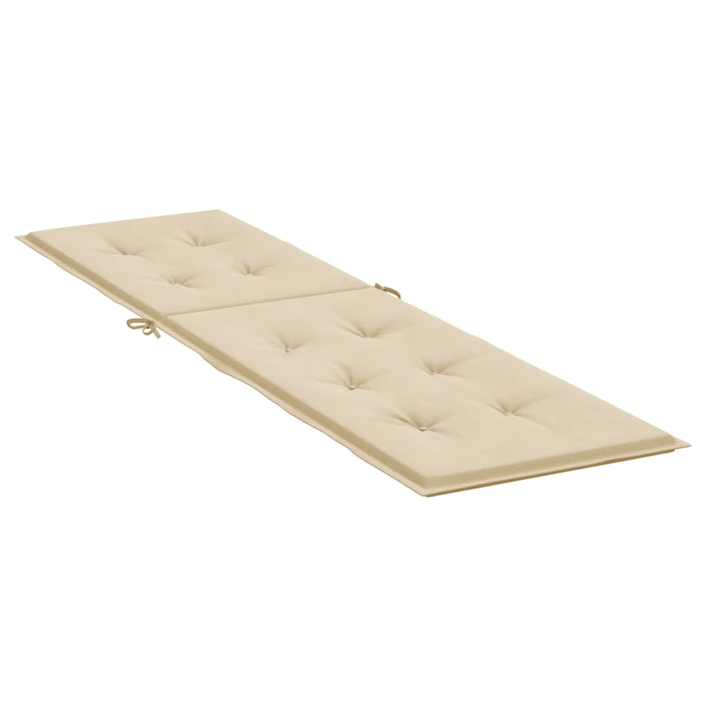 hynde til dækstol (75+105)x50x4 cm beige