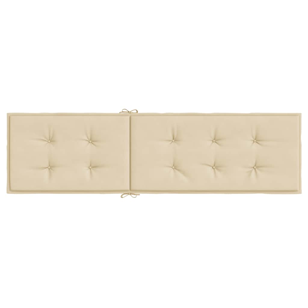 hynde til dækstol (75+105)x50x4 cm beige