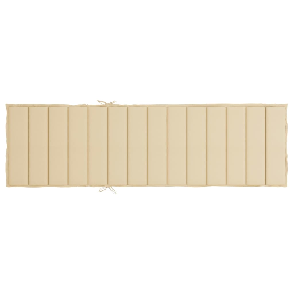hynde til liggestol 200x50x3 oxfordstof beige