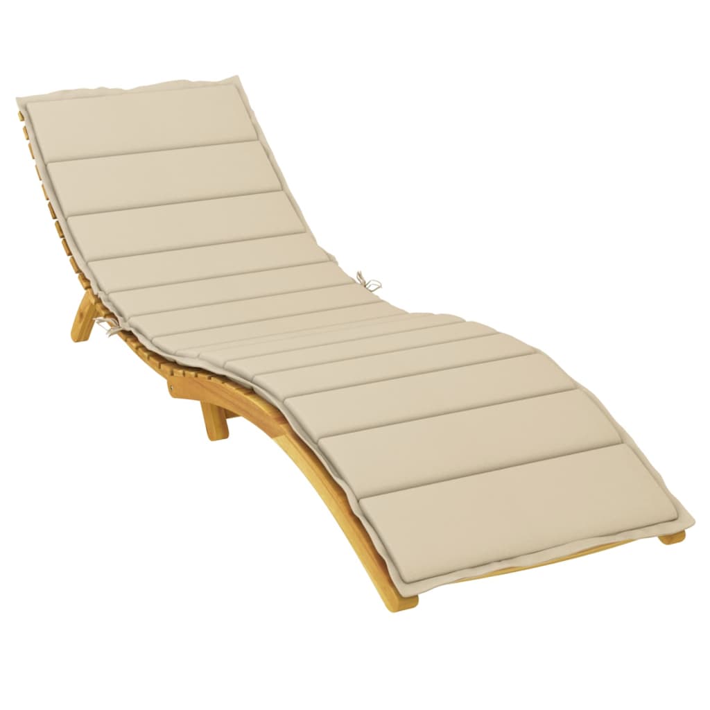 hynde til liggestol 200x60x3 oxfordstof beige