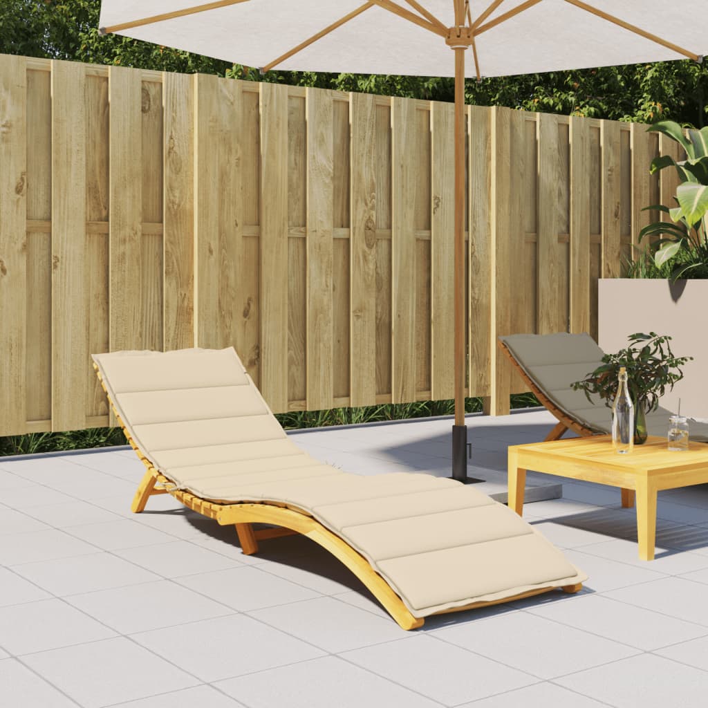 hynde til liggestol 200x60x3 oxfordstof beige
