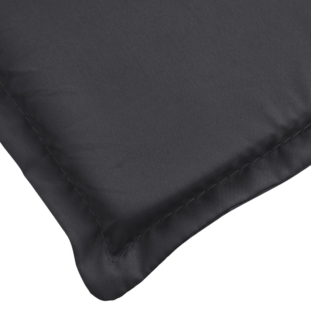 hynde til liggestol 200x60x3 cm oxfordstof sort