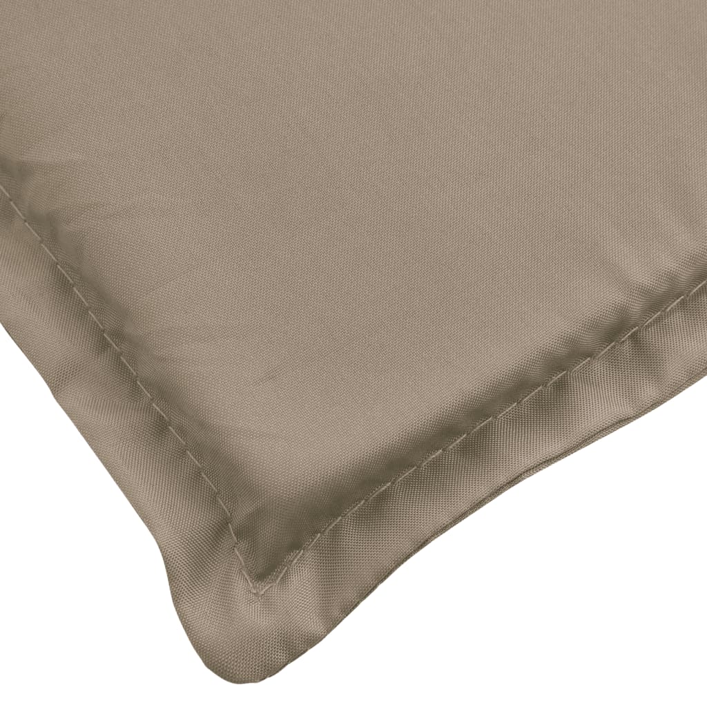 hynde til liggestol 200x60x3 cm oxfordstof gråbrun