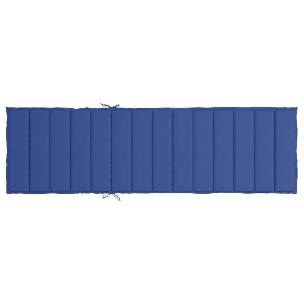hynde til liggestol 200x60x3 cm oxfordstof kongeblå