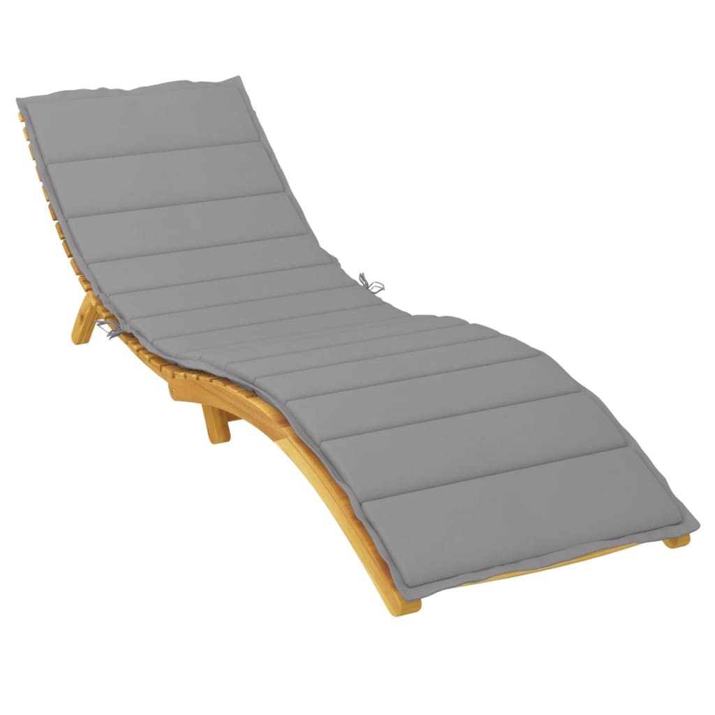 hynde til liggestol 200x70x3 cm oxfordstof grå
