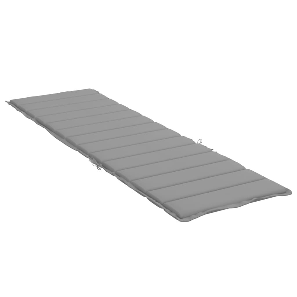 hynde til liggestol 200x70x3 cm oxfordstof grå