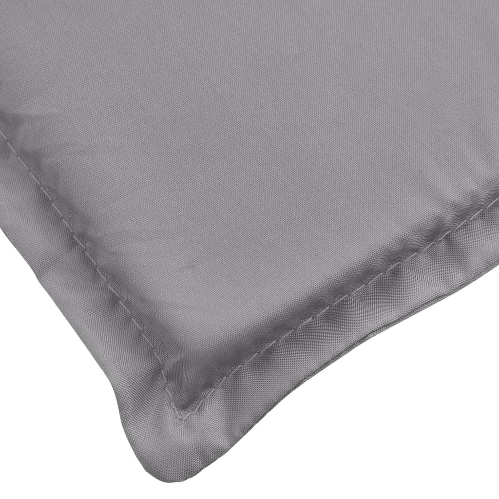 hynde til liggestol 200x70x3 cm oxfordstof grå