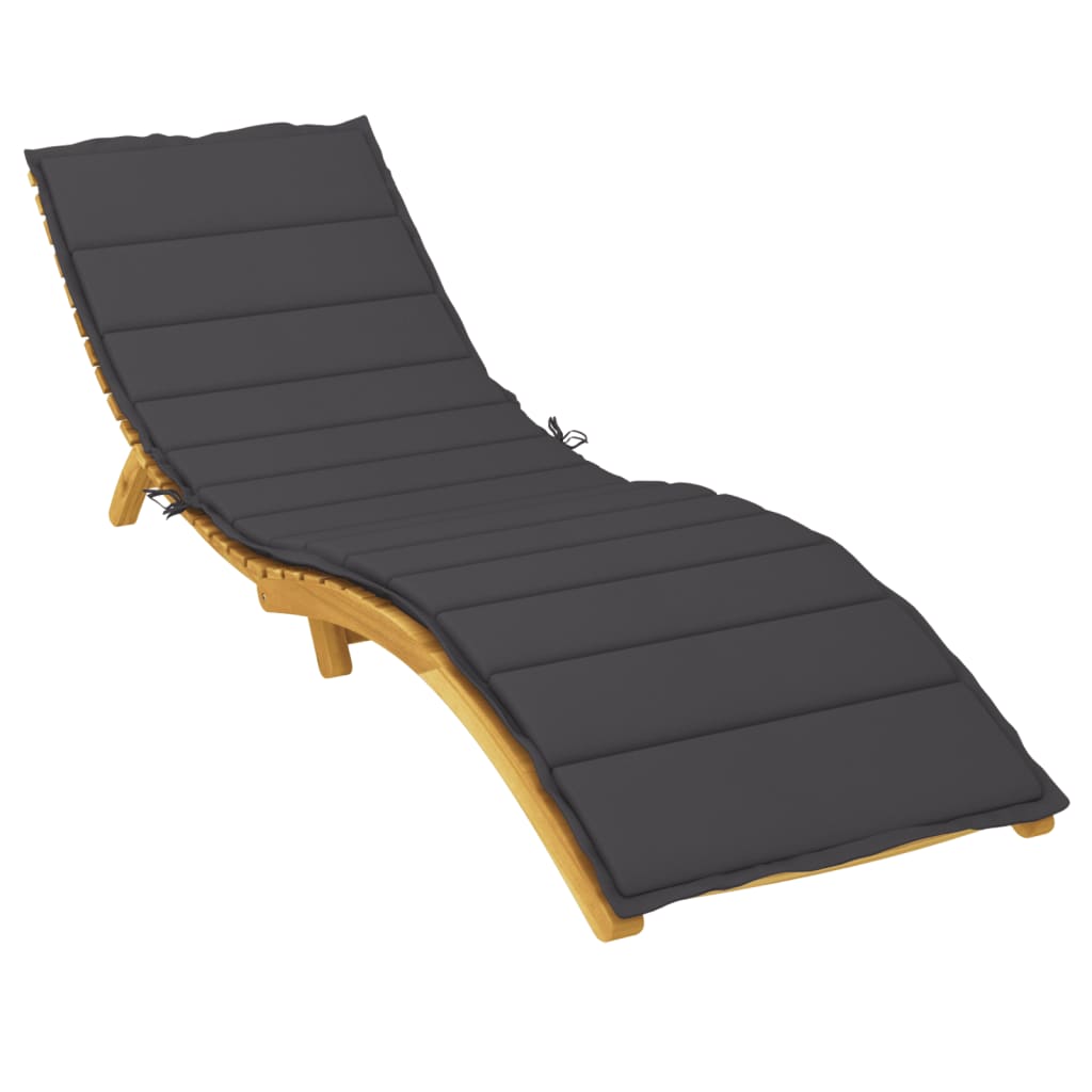 hynde til liggestol 200x70x3 cm oxfordstof sort