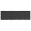 hynde til liggestol 200x70x3 cm oxfordstof sort