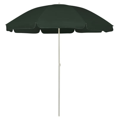 strandparasol 240 cm grøn
