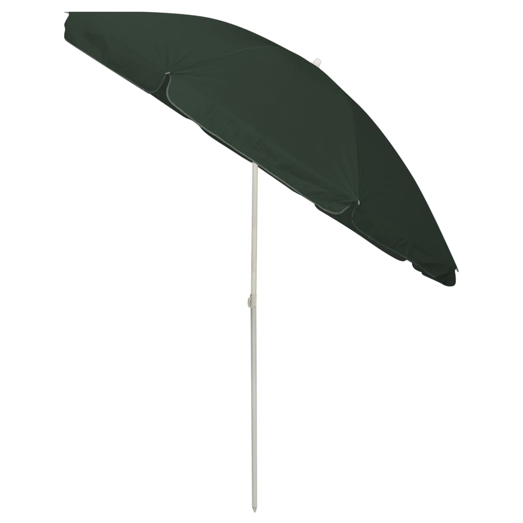 strandparasol 240 cm grøn